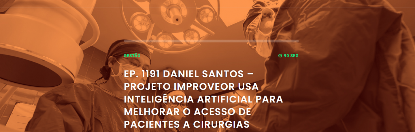 90 segundos de ciência Daniel Santos